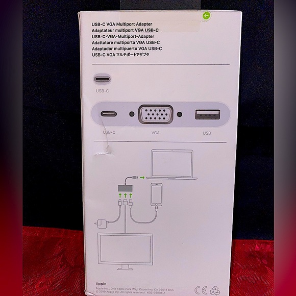 ✨Apple - USB-C to VGA Multiport Adaptor✨ NEW/SEALED - Picture 13 of 14